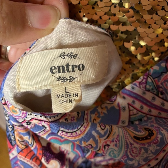 Entro mimi dress size large - Picture 3 of 4